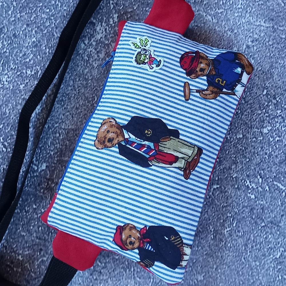 Reworked "Polo Bear" Ralph Lauren Benny Bag Fanny Pack